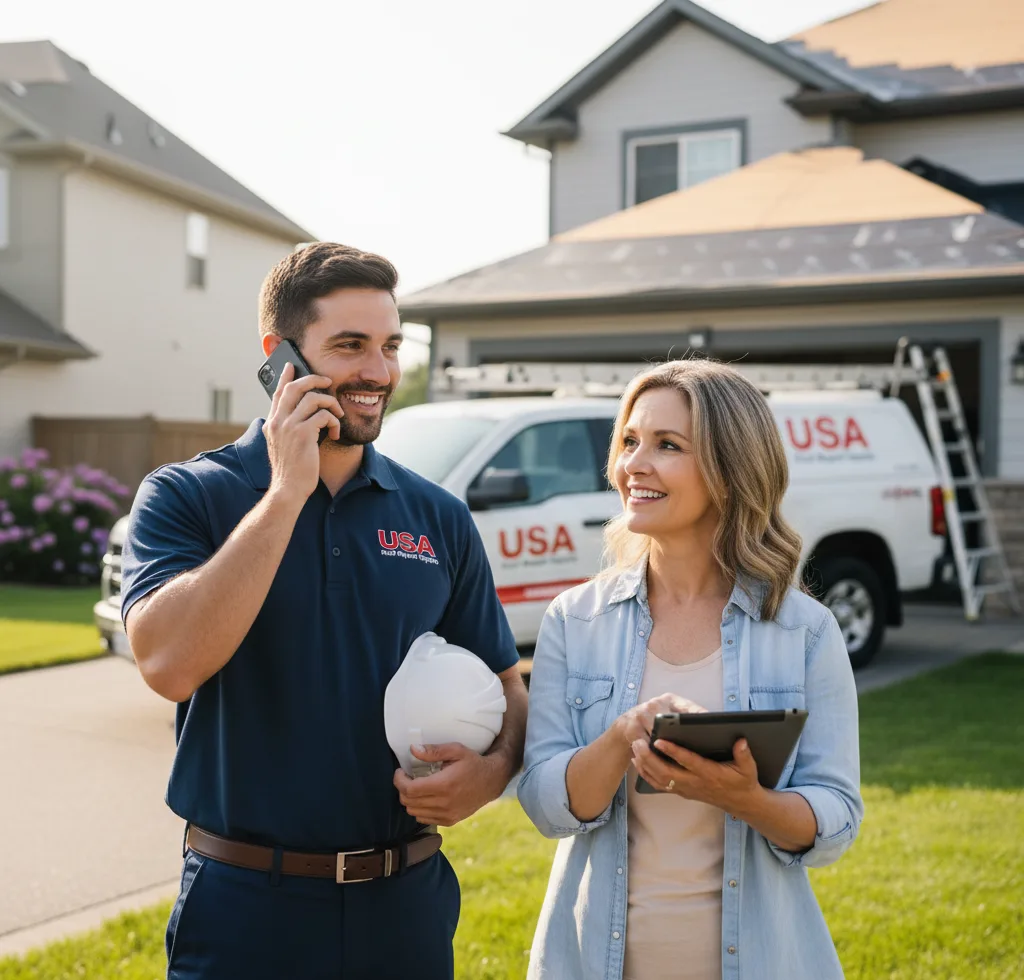 USA Roof Repair Experts customer support in Guntersville